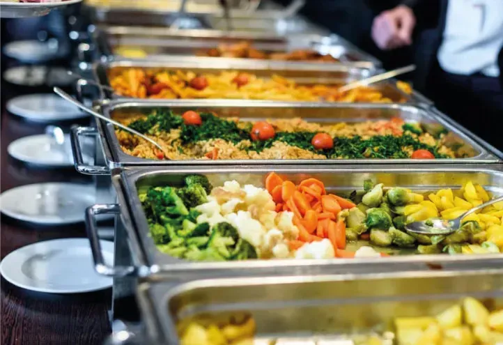 Buffet line