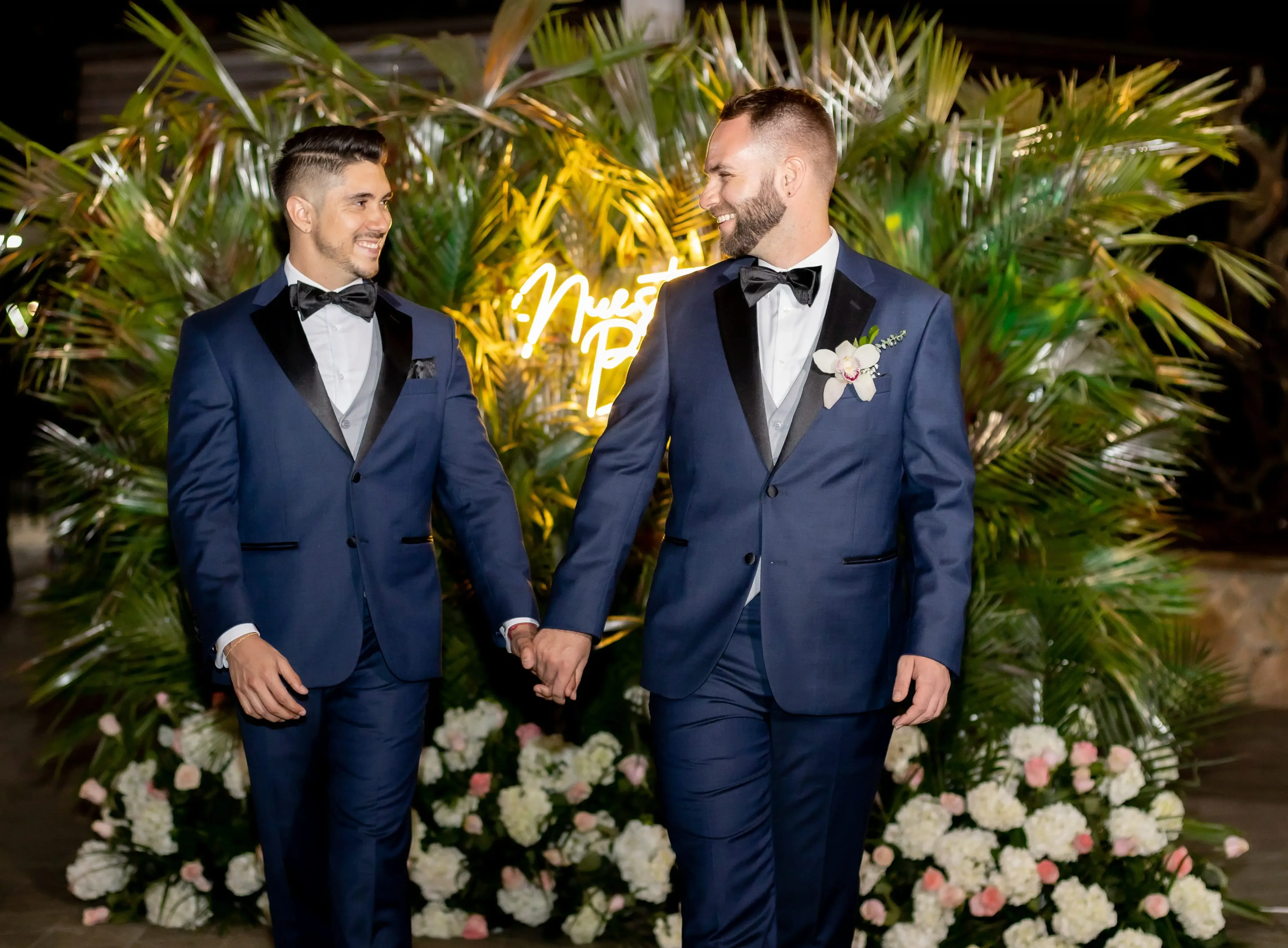 LGBTQ+ wedding couple