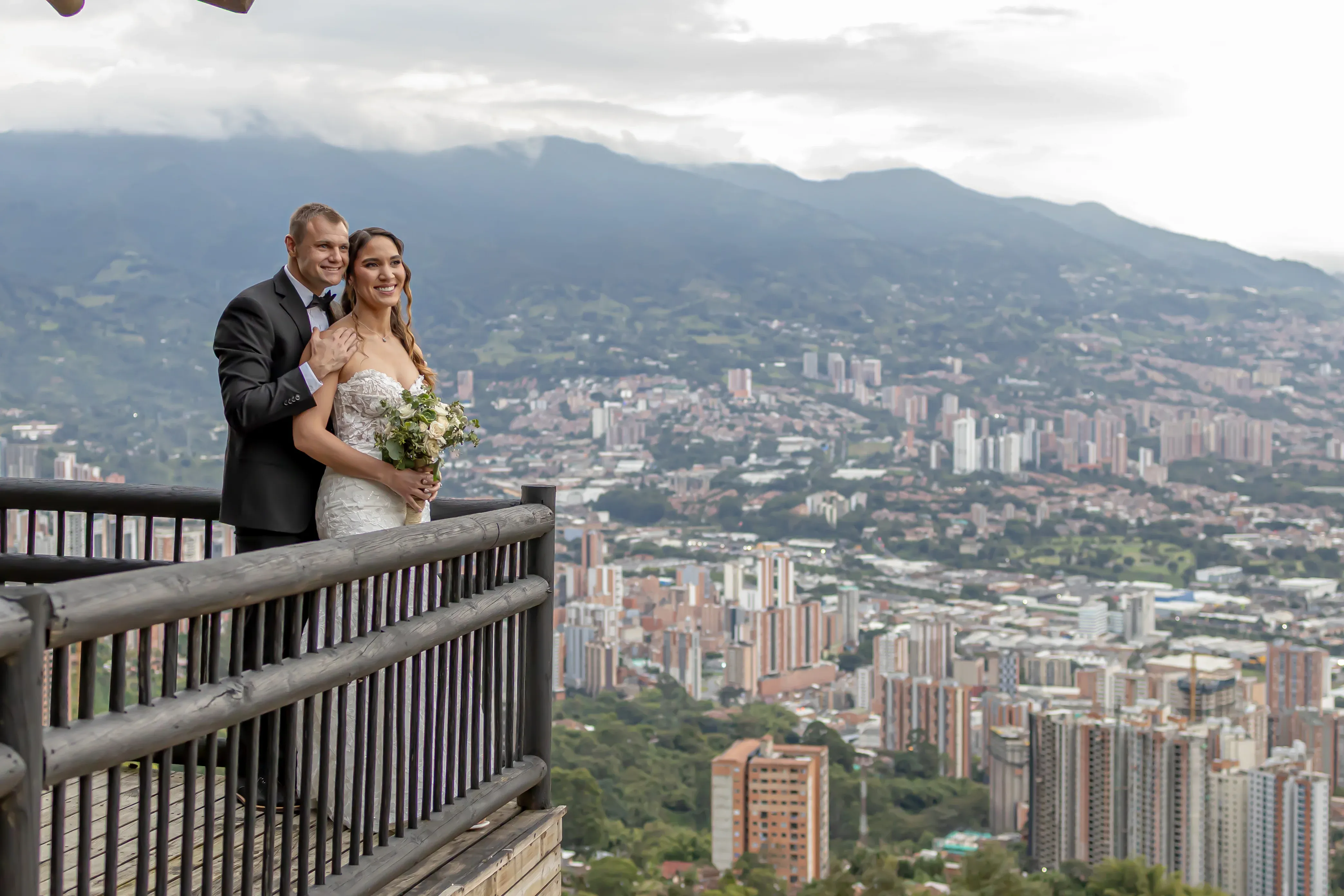 Couple at balcony