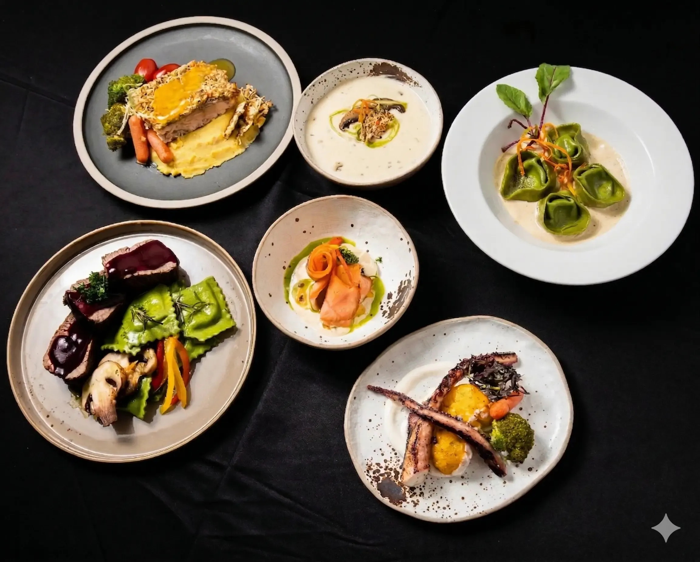 Catering gourmet para bodas en Tu San Agustín Medellín - platos de autor