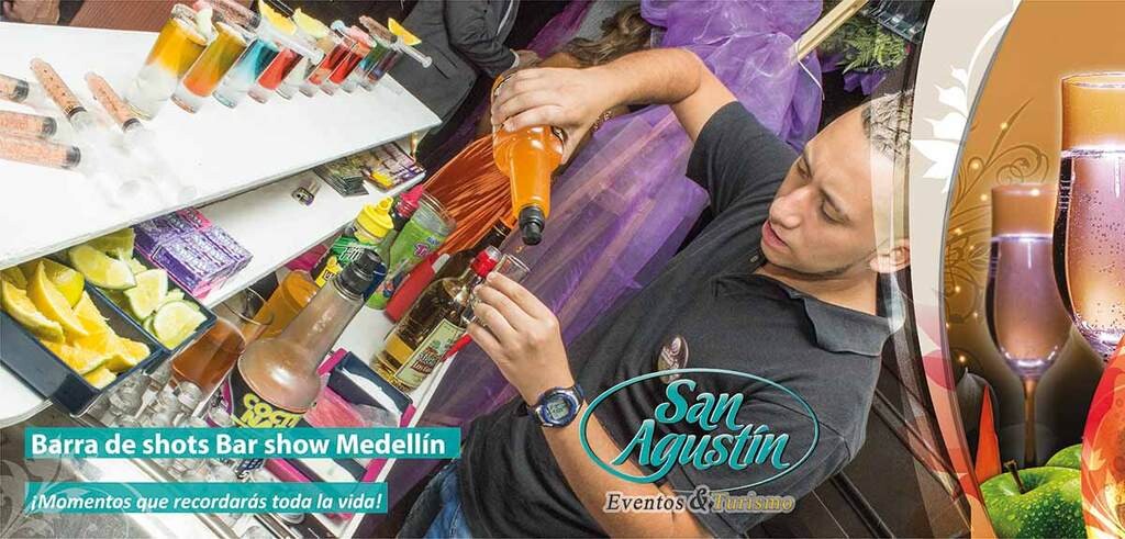 Barras de shots y bar show medellin