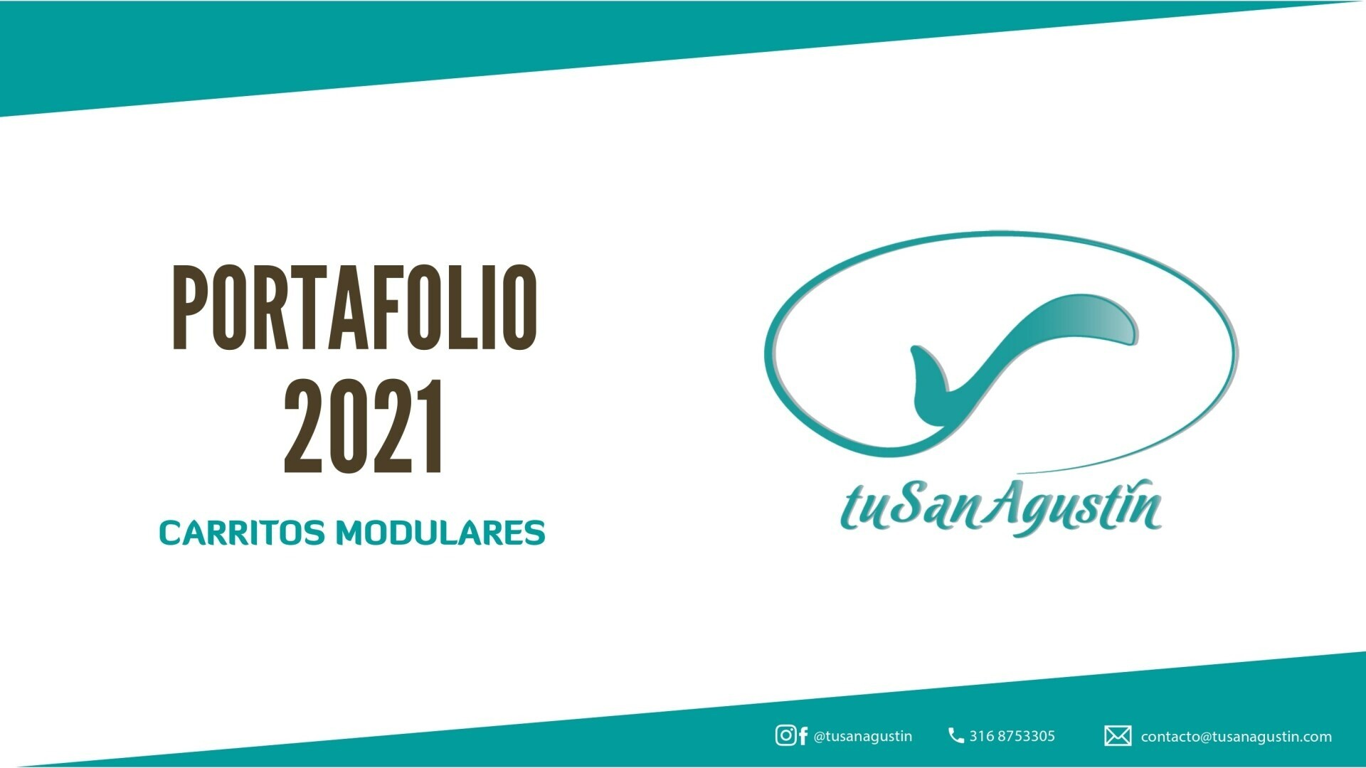 PORTAFOLIO CARRITOS MODULARES TU SAN AGUSTÍN